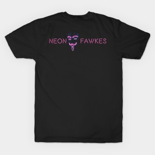 Neon Fawkes Logo T-Shirt